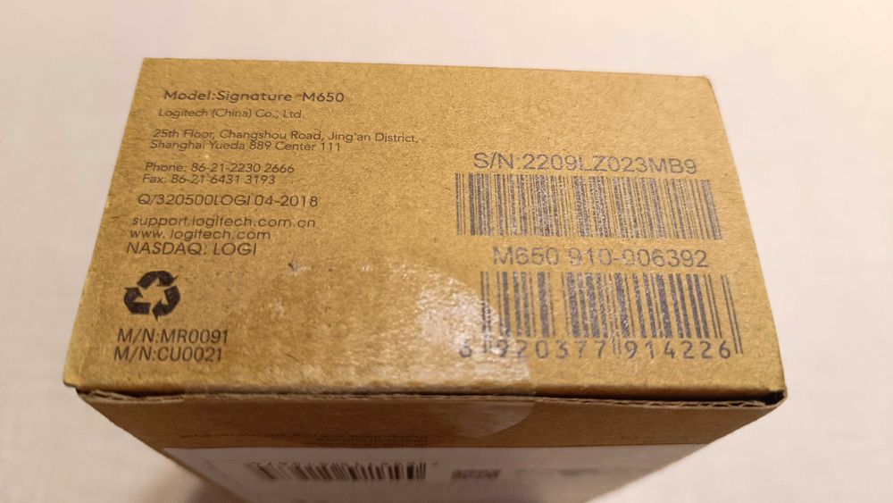 Mouse Logitech Signature M650, Wireless/Bluetooth, nou, sigilat