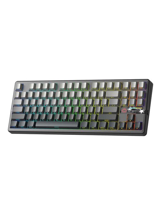 AULA F87 Pro V2, механическая клавиатура TKL, tri-mode, RGB, 8K