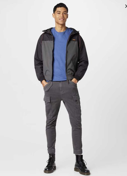 Чисто ново мъжко преходно яке за дъжд IRIEDAILY, двуцветно; размер S