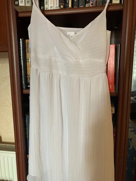 Rochie alba L H&M
