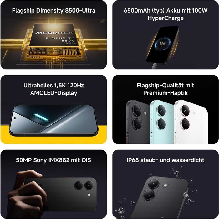 XIAOMI Poco X8 Pro 5G 12GB + 512GB, Черен, НОВ