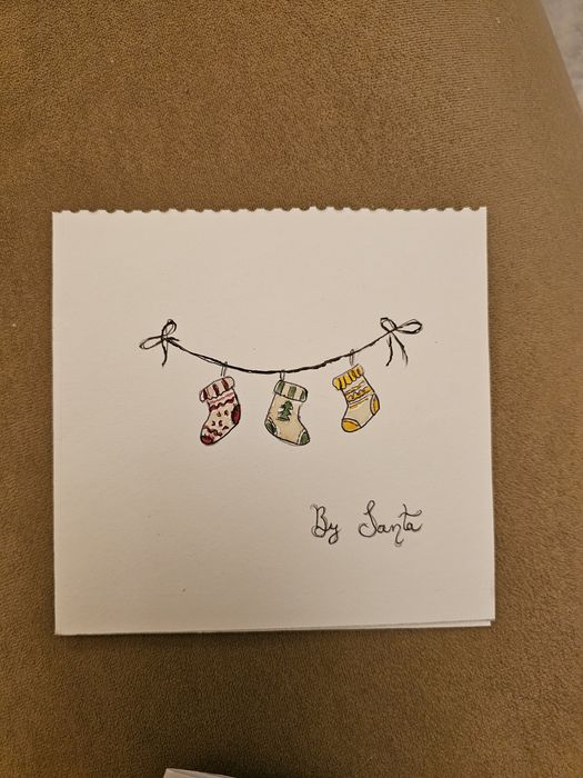 Коледни картички, изработени с любов