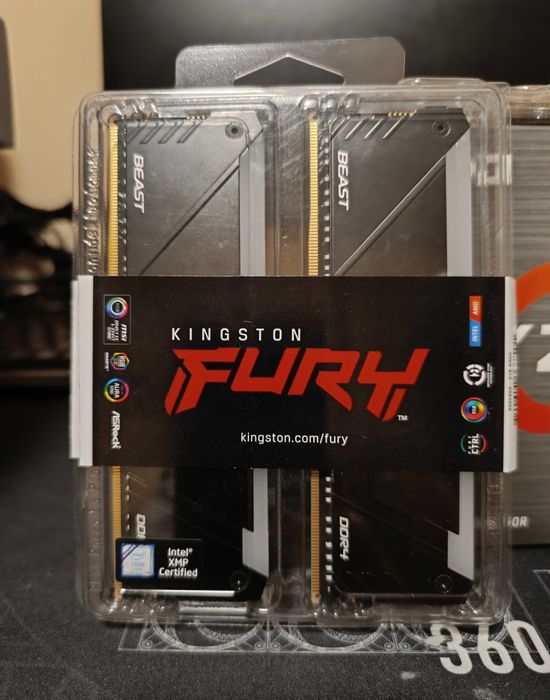 Kingston FURY Beast Black RGB 32GB (2x16GB) DDR4 3200MHz CL16