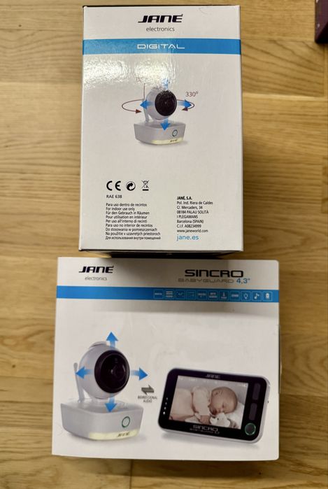 Baby Monitor / Monitor bebe Jane Sincro Babyguard 4,3” – SIGILAT!!