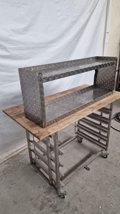 Рафт / полица за стена изцяло от неръждаема стомана