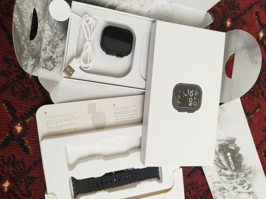 Apple watch ultra 2,Titanium Case Black Ocean Band 49MM,2025