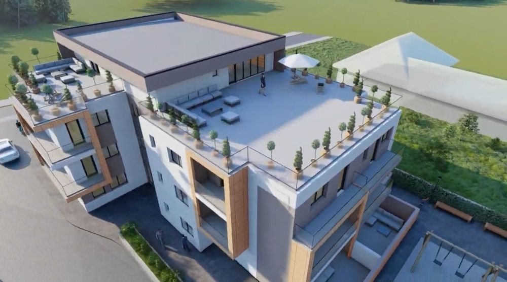 Penthouse de vânzare predare la cheie -terase de 70 mp