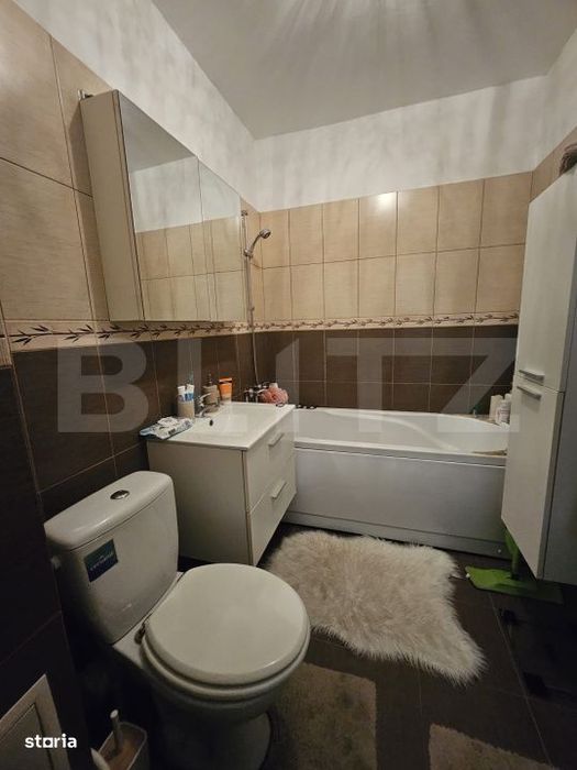 Apartament 2 camere, bucatarie separata + dormitor – 32 mp + balcon