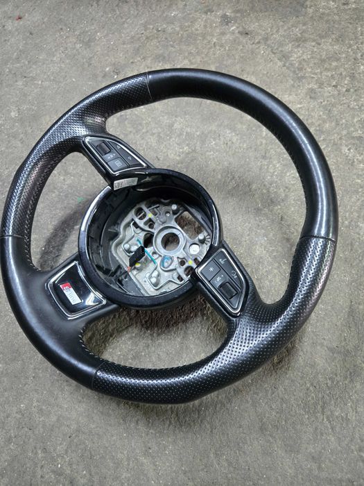 Volan Sline 3 spite piele perforata Audi A4 B8/A5/Q5/A6 C7/A7/A8