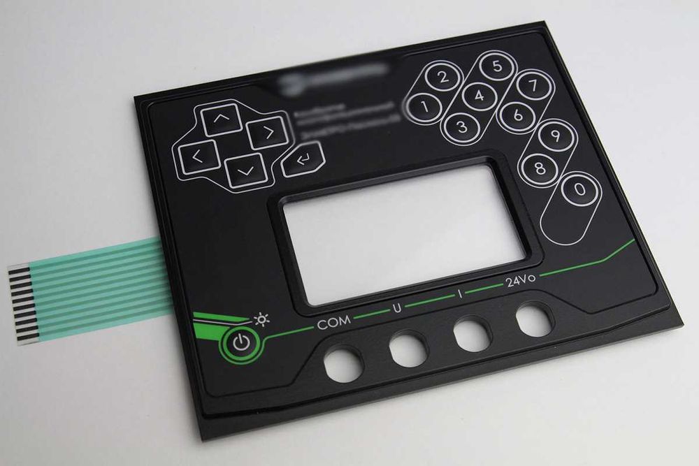 УФ - Печать на  лицевых приборных панелях.