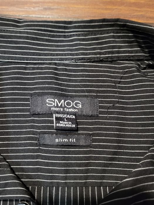 Camasa barbateasca Smog Slim Fit, marimea L