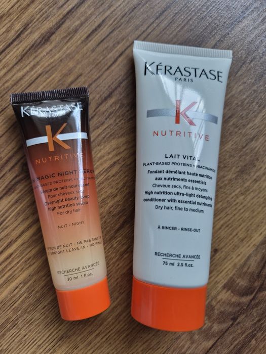 Kerastase chroma absolu, нощен серум и мляко за коса нови