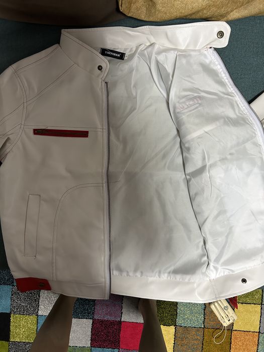 Куртка ветровка , экокожа , на молнии