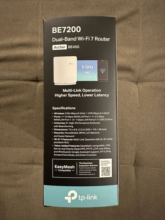 Router TP-Link BE 7200 BE450 WiFi 7 garantie eMag