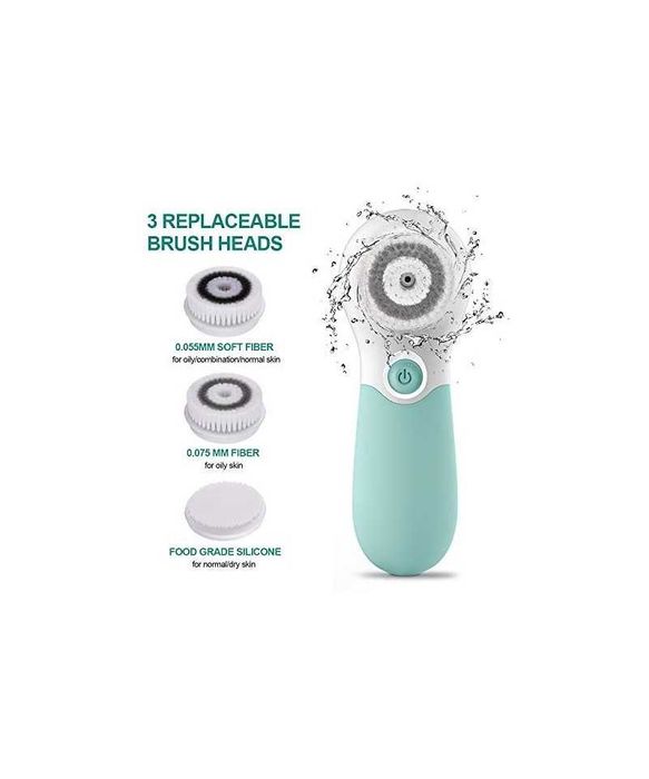 Aparat electric pentru curatarea fetei, verde, TOUCHBeauty