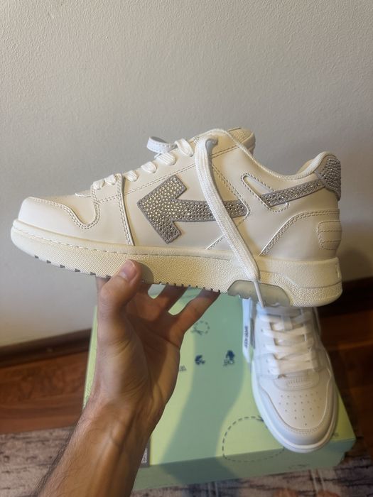 OFF-White Out Of Office Crystal Embellished White (Women’s)