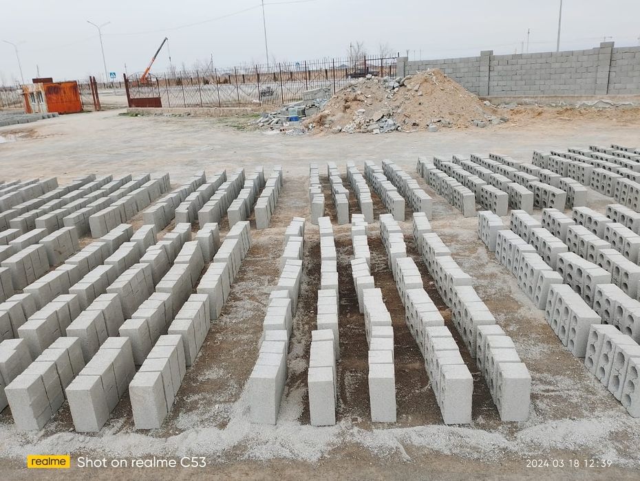 Размері 18/36 шлакоблок