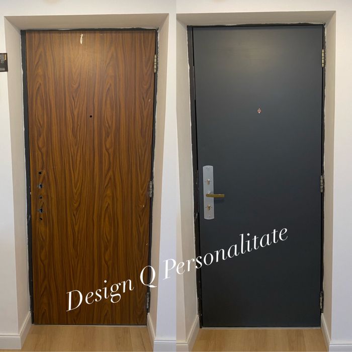 Colantare usa interior/exterior. Reconditionare usa interior/exterior