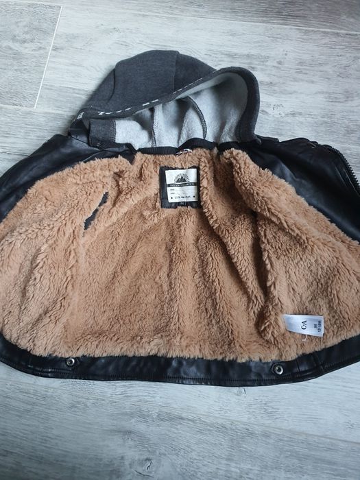 Geaca imitatie piele pentru baiat