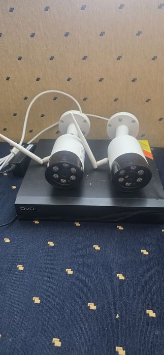 Nvr dvc 4 канален Hdd 1Tb + 2 wifi Ip камери