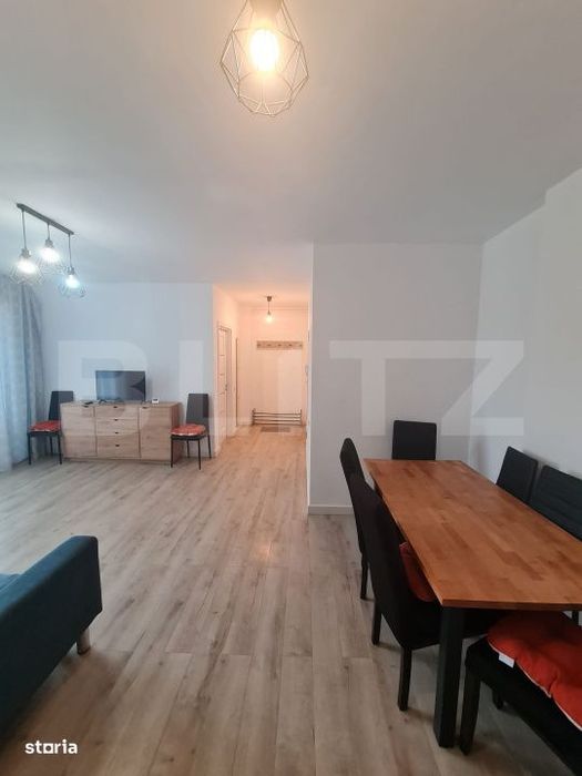 2 camere, bucatarie inchisa, zona Teilor