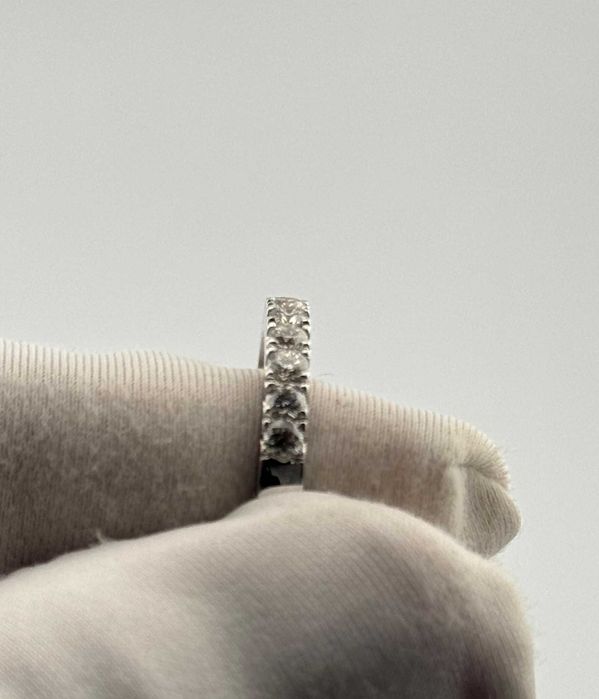 Кольцо-дорожка с бриллиантами 1.08 ct