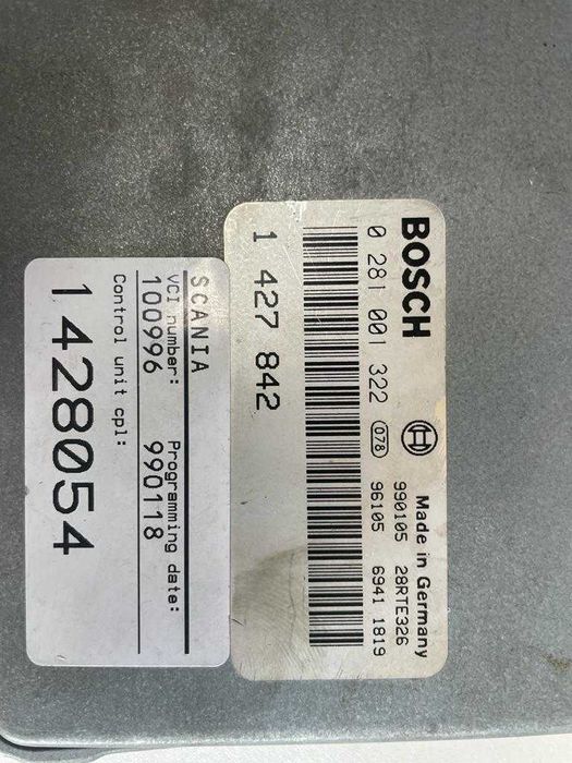 ECU Calculator motor Scania 4 Truck Bus  Bosch 0281001322 1427842