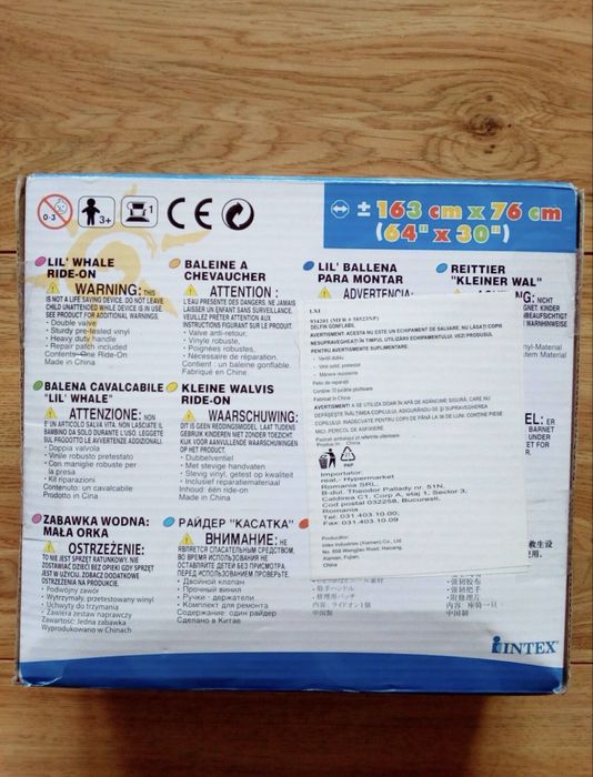 Delfin gonflabil INTEX – 1.63 m x 0.76 m