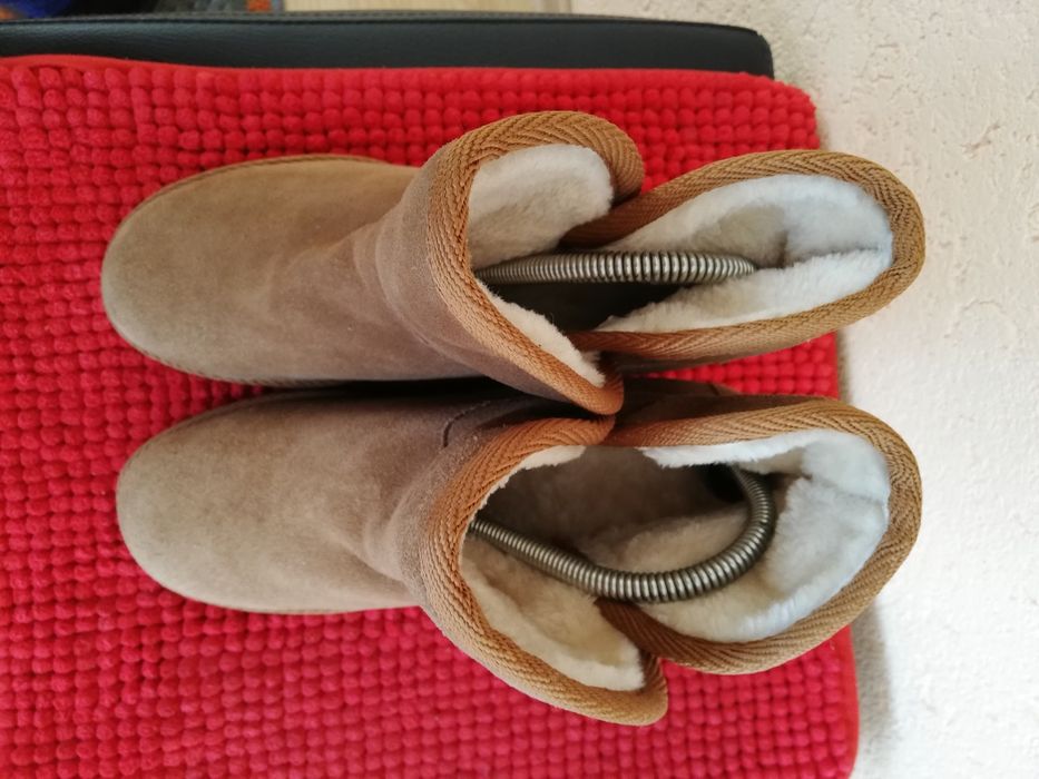 Ghete cu blana nr 39 Las Tropez piele întoarsă