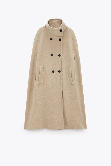 Palton Capa lana Zara limited edition