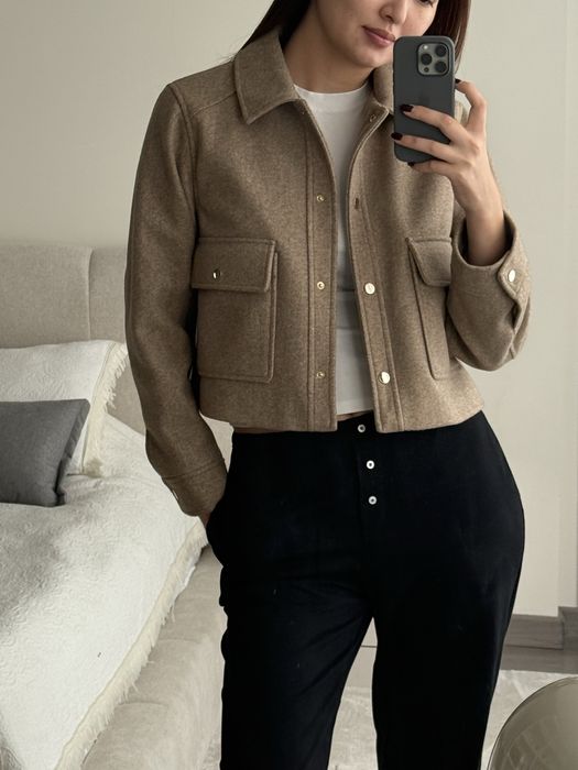 Жакет кемел укороченный