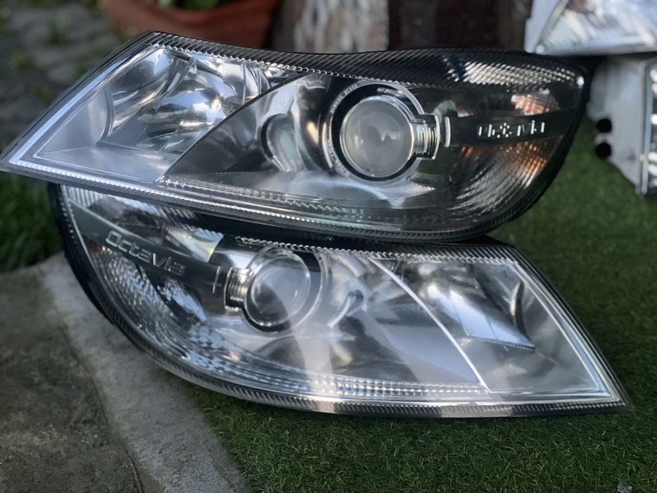 Faruri xenon adaptiv skoda 2 facelift