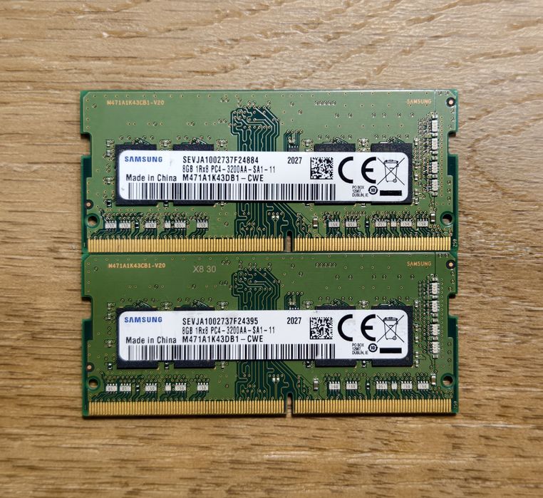 Ram 16gb DDR4 3200mhz, Laptop