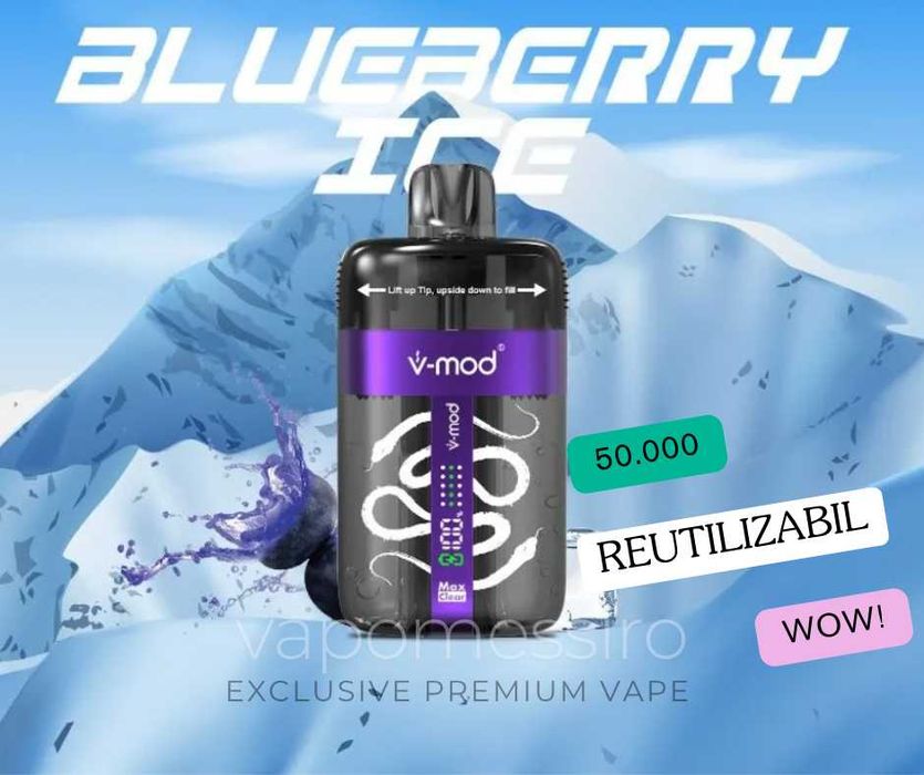 Voom Vape 50.000 puffuri Reincarcabil !