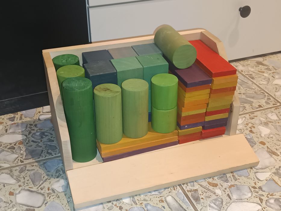 Vand cuburi de lemn Grimm's pentru copii