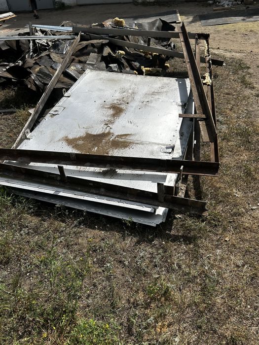 Продам металлические ворота б/у