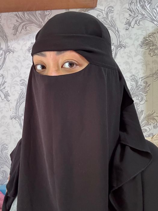 Никаб черный мусульманский