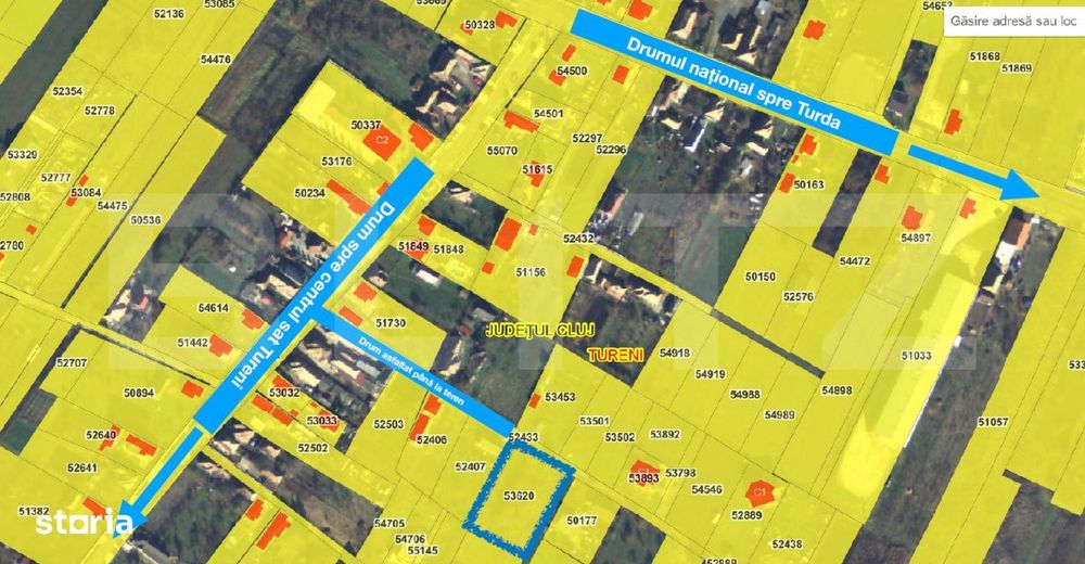 EXCLUSIVITATE - Teren intravilan, 2021 mp - Tureni