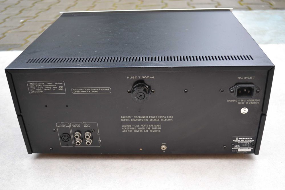 Deck Pioneer CT F 900 Blue Line