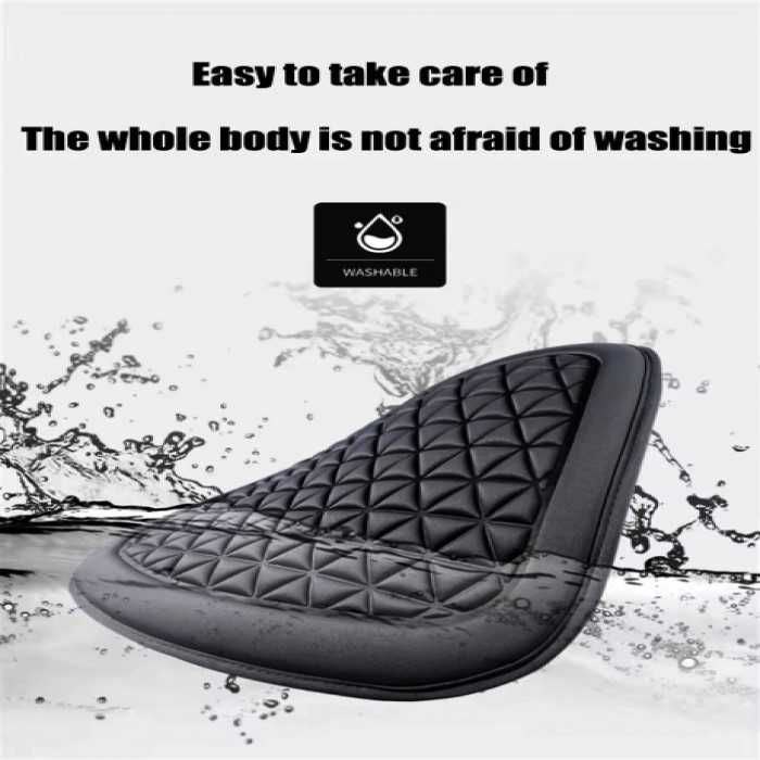 Подложка за седалка за МПС, Дишаща, Универсална, 48х44см, Черна