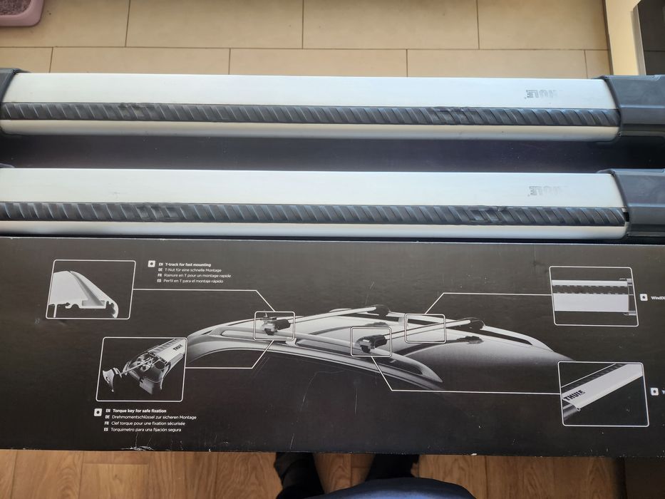 Thule WingBar Edge Gray (S) 958x/958xb