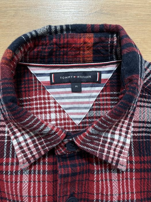 Tommy Hilfiger Shadow Check Overshirt размер М