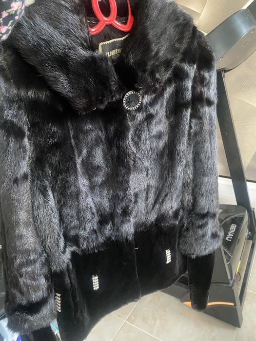 Норка шуба короткий