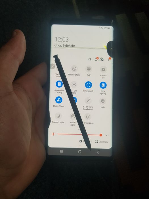 Samsung note 9 sotiladi