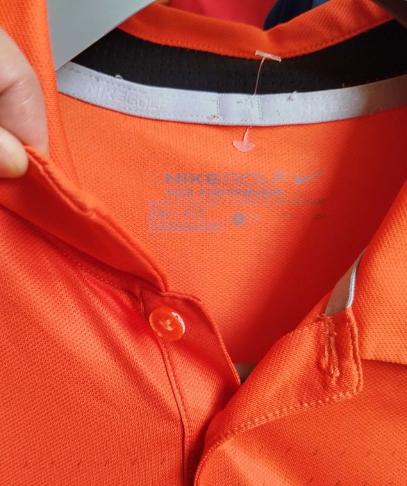 тениска Nike- Golf- dri fit-размер M- оранжева