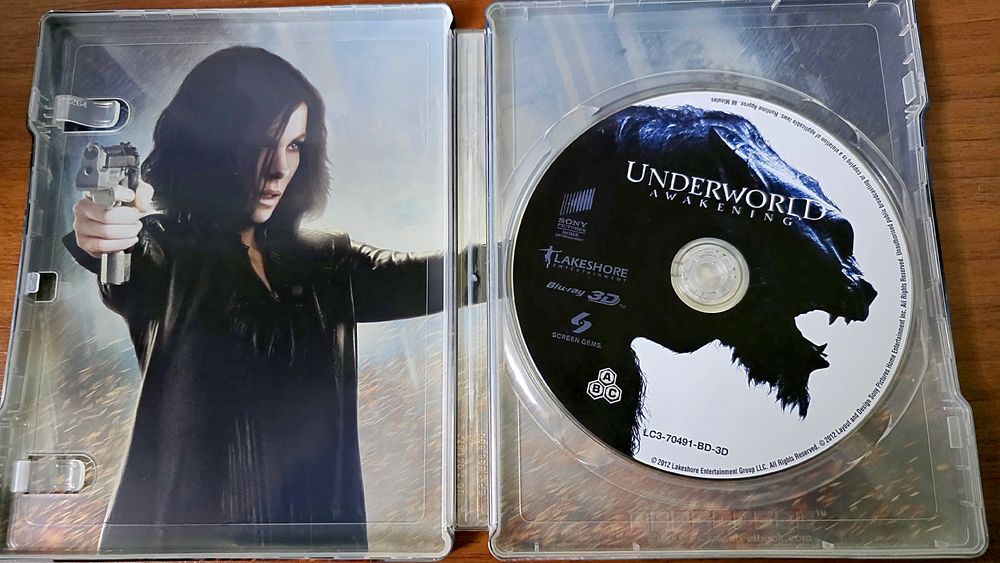 Vand steelbook Underworld Awakening, bluray 3D+2D, editie premium Mondo, nou, nerulat