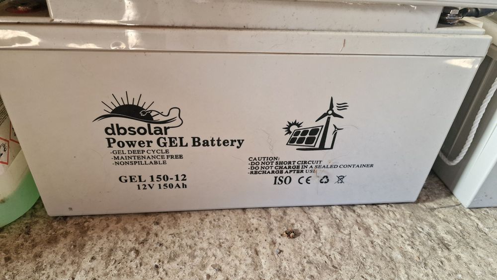 4 Acumulatori gel fotovoltaice DBSolar 12V 150Ah