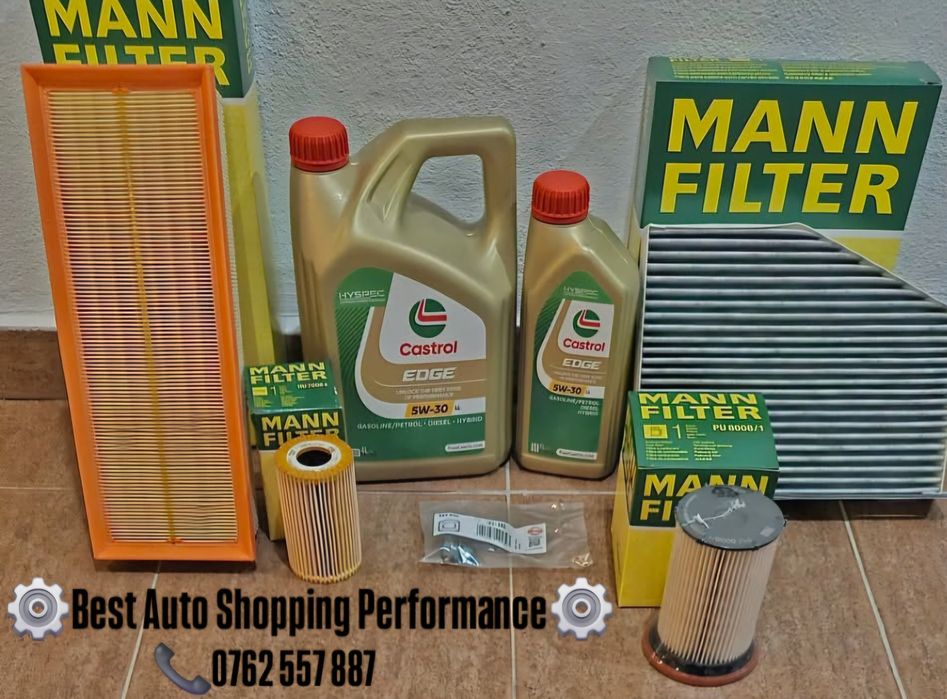 Ulei Castrol Edge LL 5W30 5L + Filtre Revizie + Orice Piesă Disponibil