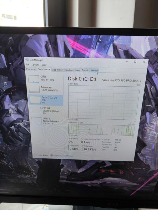 PC i7-8700K 32GB DDR4 3060Ti 500GB SSD