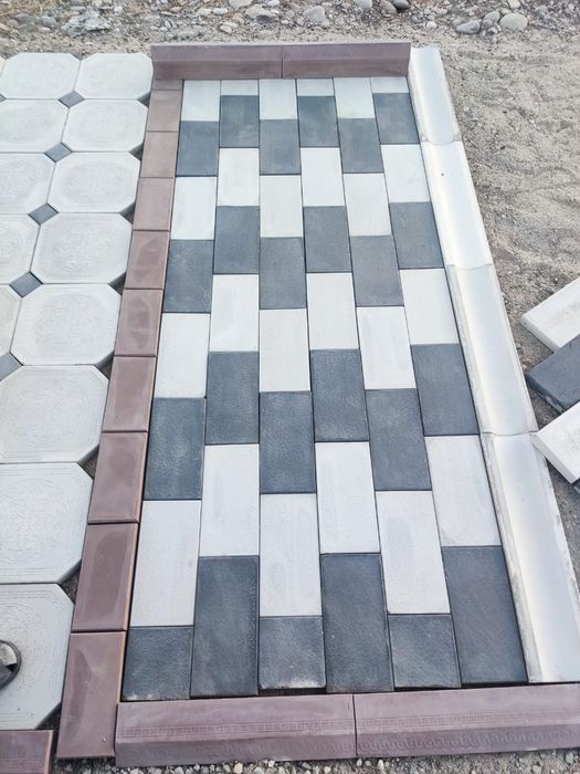 Брусчатка бардюр